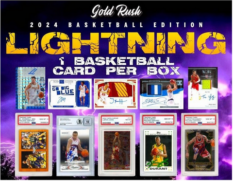2024 Gold Rush Lightning Basketball - 10 Box FULL CASE Break - Random Team Style