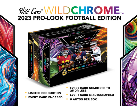 2023 Wild Card Wild Chrome Pro Look Edition - 4x Box Break - 24 AUTOS - Random Divs + NIL