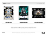 2025 Panini Black Football - 6 Box Half Case Break - Pick Your Team Style