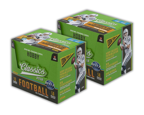 2018 Classics Football - 2x Hobby Box Break - 2 Teams per Spot (1 AFC and 1 NFC)