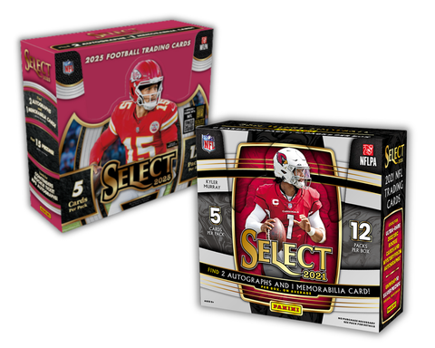 2 Box Multi-Year Select Football Mixer - 1x 2025 and 1x 2021 - Random Teams