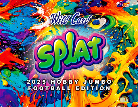 2025 Wild Card Splat Football - 4x Box Break - Left Side Serial #s Style