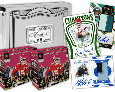 3 Box 2025 Football Mixer - 1x Flawless Briefcase and 2x Select Hobby - Pick Your Team Style