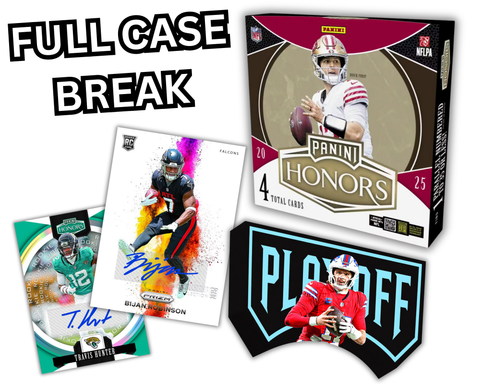 2025 Honors Football - 10 Box FULL CASE Break - Pick Your Team Style
