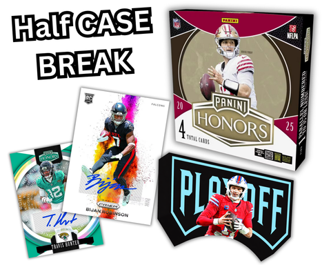 2025 Honors Football - 5 Box Half Case Break - Pick Your Team Style