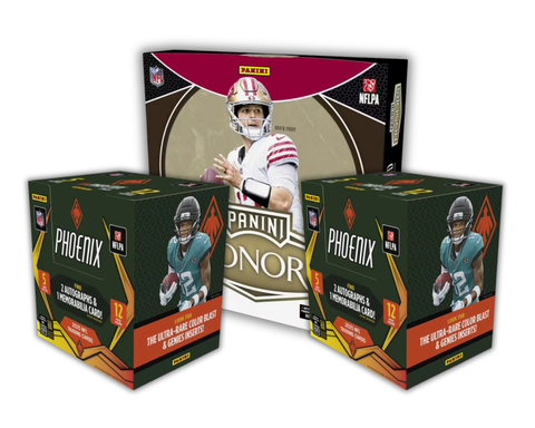 3-Box 2025 Football Mixer - 1x Honors and 2x Phoenix Hobby - Pick Your Team Style