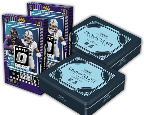4 Box 2025 Football Mixer - 2x Immaculate and 2x Optic Hobby - Pick Your Team Style