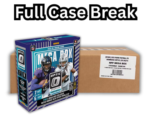 2025 Optic Football - 20x NPP Mega Box FULL CASE Break - Pick Your Team Style