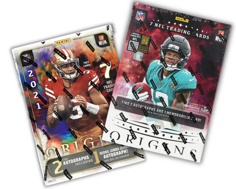 2 Box Multi-Year Origins Football Mixer - (1) 2025 and (1) 2021 - Random Teams Style
