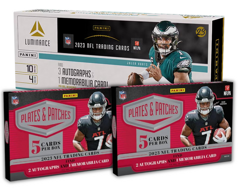 3 Box 2023 Football Mixer - 2x Plates & Patches and 1x Luminance - Random Divisions Style