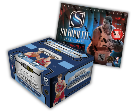 2 Box 2024/25 Basketball Mixer - 1x Silhouette and 1x Prizm Hobby - 2 Teams per Spot