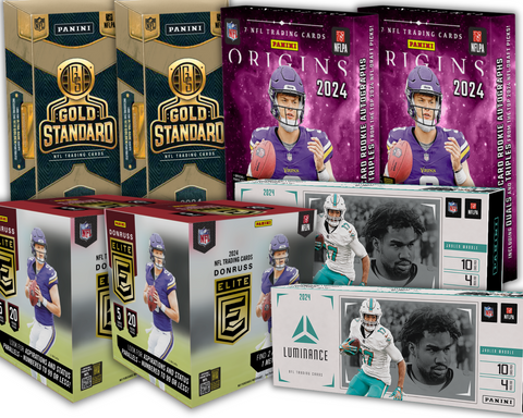 8 Box 2024 Football Monster Mixer - 2x Gold Standard, 2x Origins, 2x Luminance and 2x Elite - PYT + NIL/Mystery Spot