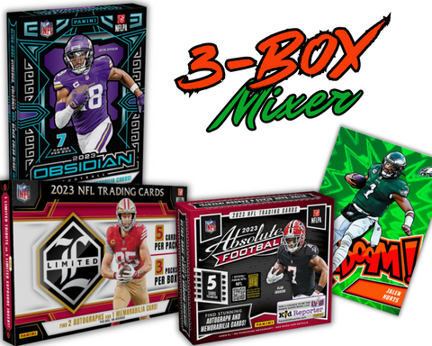 3-Box 2023 Football Mixer - (1) Absolute, (1) Obsidian and (1) Limited - PYT Style