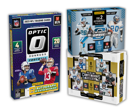 3 Box 2023 Football Mixer - (1) Optic, (1) Contenders-Optic and (1) Contenders - PYT Style