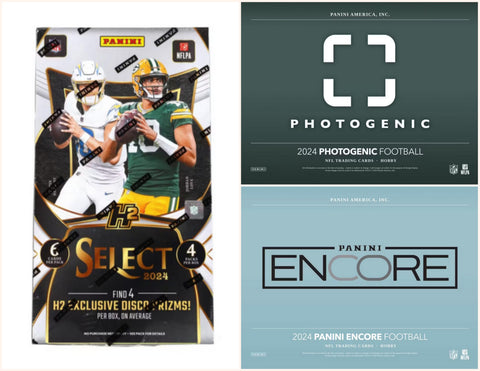 3 Box 2024 Football Mixer - 1x Select H2, 1x Photogenic and 1x Encore - Random Divisions