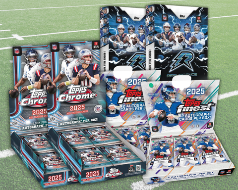 6 Box 2025 Topps Football Mixer - 2x Finest, 2x Resurgence and 2x Chrome - PYT Style