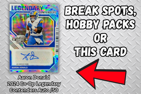 Everybody Wins Filler Break #4 - Break Spot, Hobby Pack or Aaron Donald Auto /50