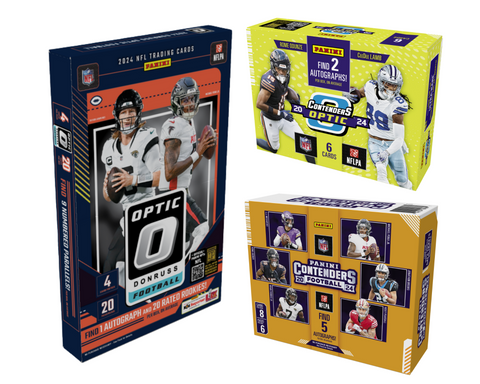 3 Box 2024 Football Mixer - 1x Contenders, 1x Optic and 1x Contenders Optic - PYT Style