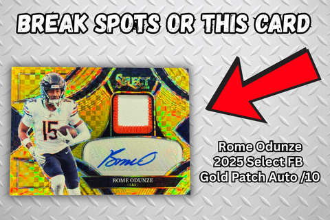 Everybody Wins Filler Break #1 - Break Spot or Rome Odunze Patch Auto /10