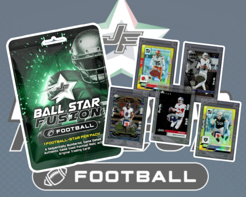 Jersey Fusion Ball Stars Football - Single Pack Filler Break #1 - Bucs, 49ers and Bills in Select 3-Boxer Randomed