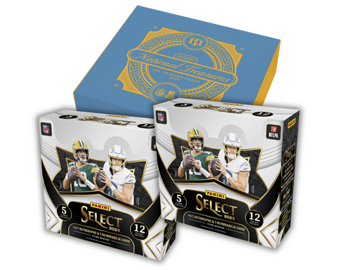 3 Box 2024 Football Mixer - 1x National Treasures and 2x Select - Pick Your Team Style