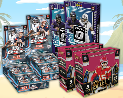 6 Box 2025 Football Parallel Paradise Mixer - 2x Chrome, 2x Select and 2x Optic - PYT Style