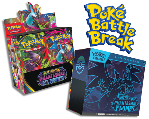 Poké Battle Break #2 - Phantasmal Flames Booster Box - Battling for Phantasmal Flames ETB