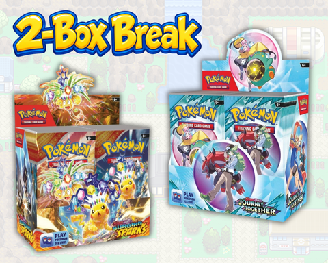 2x Booster Box Pokemon Mixer - Surging Sparks & Journey Together - Random Energy Style