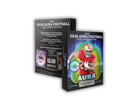 2026 Aura FB - 1x Heat Seaker Box Filler Break - Left Side #s - Giants in 2025 Select Randomed
