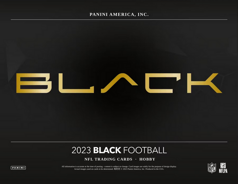 🚨NEW🚨 2023 Panini Black Football - 6 Box Half Case Break #2- PYT Style