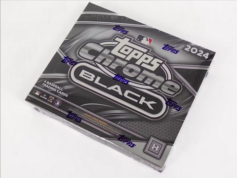 🔥HOT🔥 2024 Topps Chrome Black Baseball - 6x Hobby Box Half Case Break - Random Divisions Style