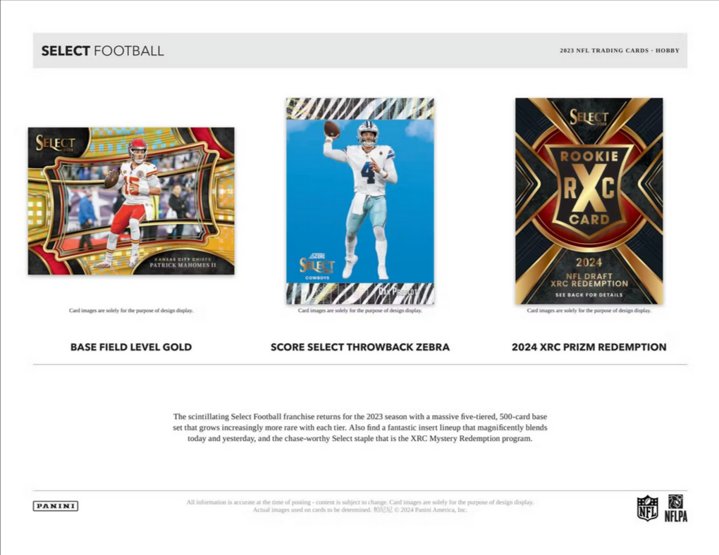 2023 Panini Select Football LIVE Group Break Buck City Breaks