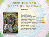 2022 Bowman Inception Baseball - 3 Box Break - Random Divisions Style