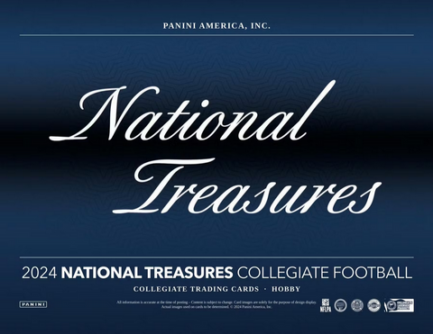 2024 National Treasures Collegiate Football - 4 Box FULL CASE Break - PYT Style + Dedicated NIL Spot