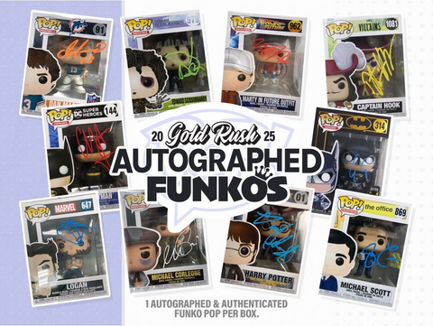 🚨 NEW 🚨 2025 Gold Rush Autographed Funkos - 6 Box FULL Case Break #2 - Checklest Style (3 Names per Spot)