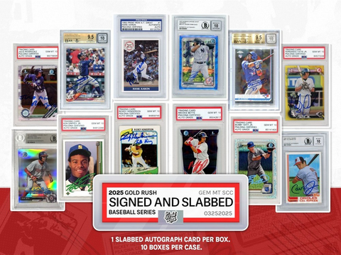 2025 Gold Rush Signed & Slabbed Baseball - 10 Box FULL CASE Break - Random Teams
