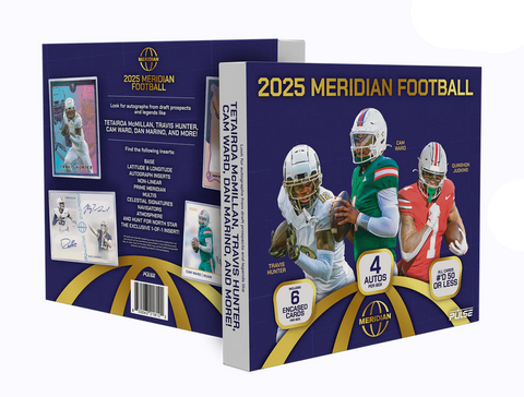 2025 Pulse Meridian Football - 5 Box Half Case Break - Left Side Serial #s Style