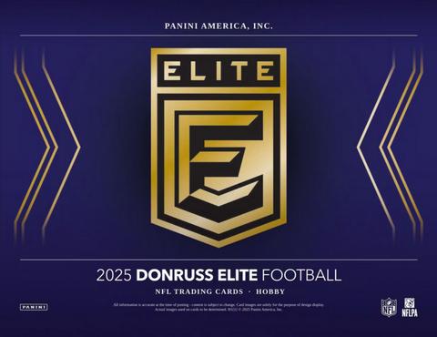 2025 Donruss Elite Football - 6 Box Half Case Break #1 - Pick Your Team Style