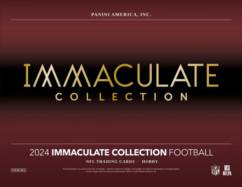 2024 Immaculate Football - 3 Box Half Case Break - Pick Your Team Style