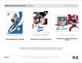 2024 Immaculate Football - 3 Box Half Case Break - Pick Your Team Style