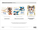 2024 Immaculate Football - 3 Box Half Case Break - Pick Your Team Style