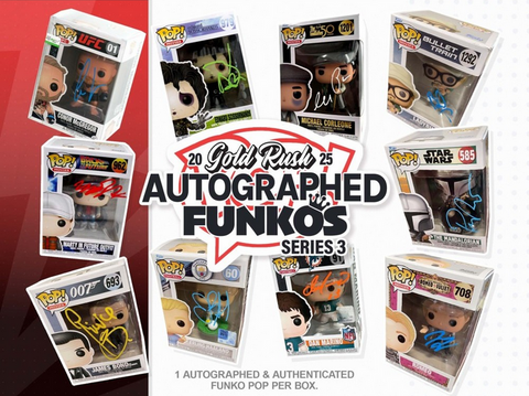🚨NEW🚨 2025 Gold Rush Autographed Funkos - 6 Box FULL Case Break #1 - Checklest Style (5 Names per Spot)