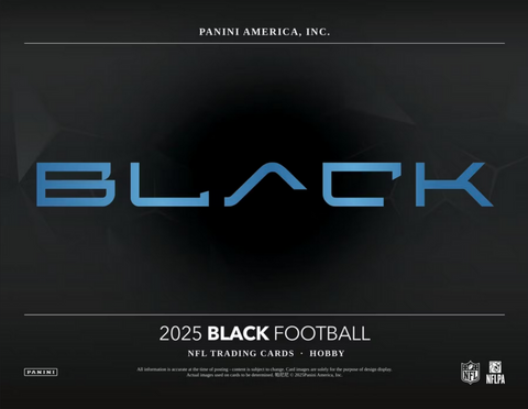 2025 Panini Black Football - 6 Box Half Case Break - Pick Your Team Style