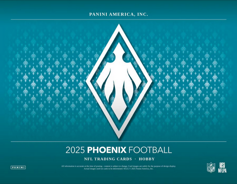 2025 Phoenix Football - 8x Hobby Box Half Case Break - Pick Your Team Style