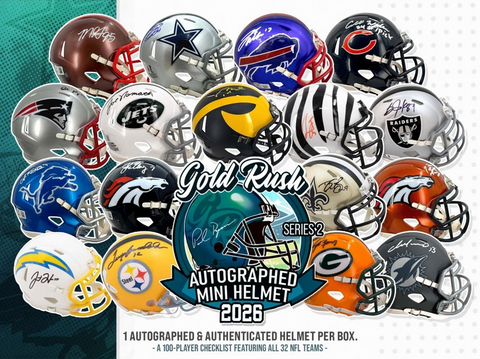 FREE 2026 Gold Rush Autographed Mini Helmet Break - PICK YOUR TEAM
