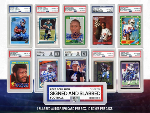 2026 Signed & Slabbed FB - Single Box Filler Break #1 - JAX, DAL and BUF in Mixer Randomed
