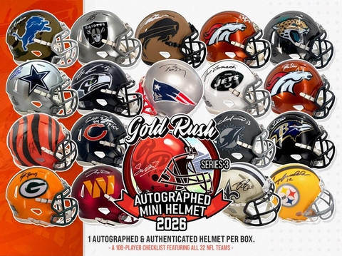 2026 GR Auto'd Mini Helmet - Single Box Filler Break #2 - 2 Teams per Spot - Saints in Photogenic Half Randomed
