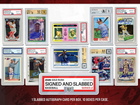 2026 Signed & Slabbed Baseball - Single Box Filler Break #3 - 3x Chrome Spots Randomed