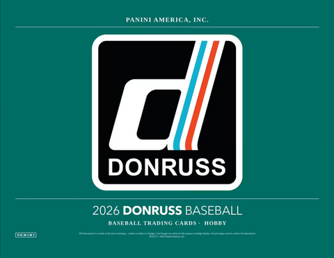 2026 Donruss Baseball - 4x Hobby Box Break - Random Teams Style