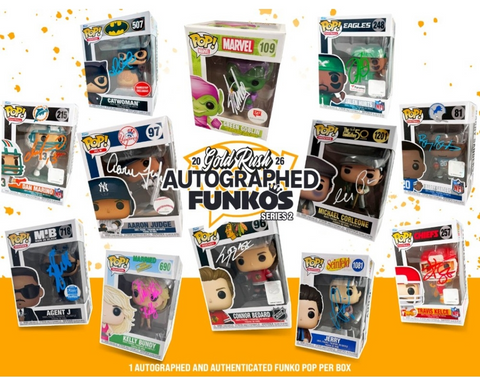 2026 GR Auto'd Funkos - 6 Box FULL Case Break - Checklist Style (5 Names per Spot)
